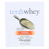 Tera's Whey Protein - Goat - Plain - Unsweetened - 1 Oz - Case Of 12