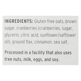 Gluten Freeda Instant Oatmeal - Cranberry Cinnamon - Case Of 8 - 11.05 Oz.