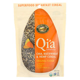 Nature's Path Organic Qi'a Superfood Chia Buckwheat And Hemp Cereal - Original - Case Of 10 - 7.9 Oz.