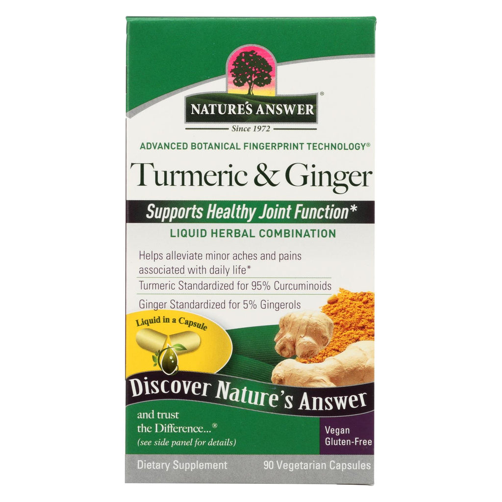 Nature's Answer - Extractacaps Turmeric And Ginger - 90 Veggie Caps