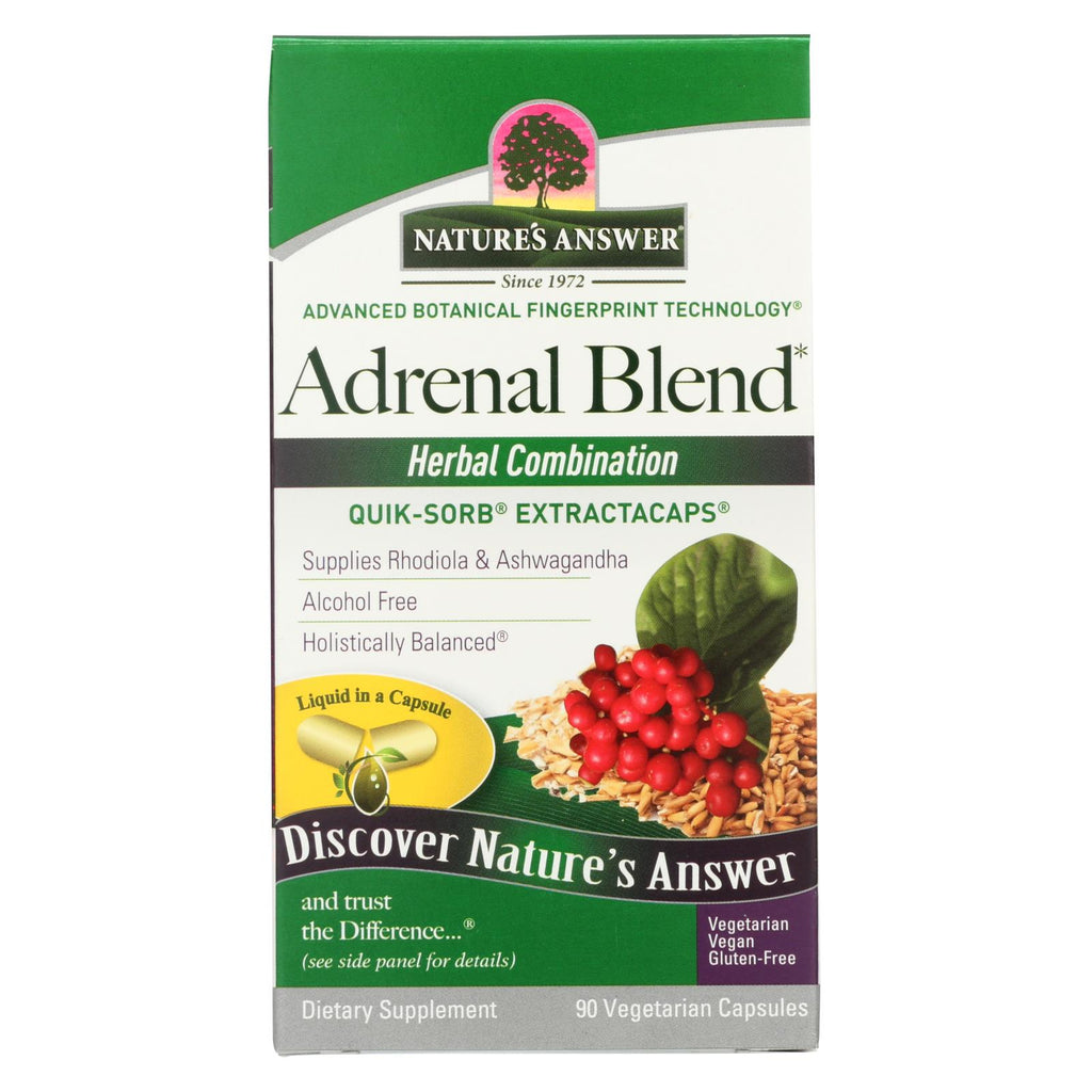 Nature's Answer - Adrenal Stress Away - 90 Veggie Caps