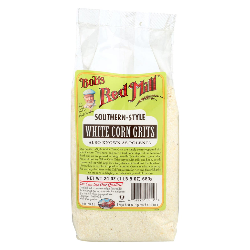 Bob's Red Mill - White Corn Grits Polenta - 24 Oz - Case Of 4