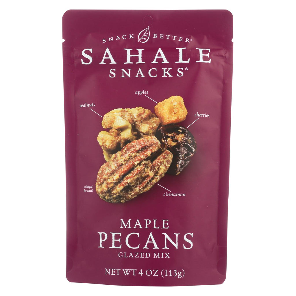 Sahale Snacks Glazed Mix - Maple Pecans - Case Of 6 - 4 Oz.