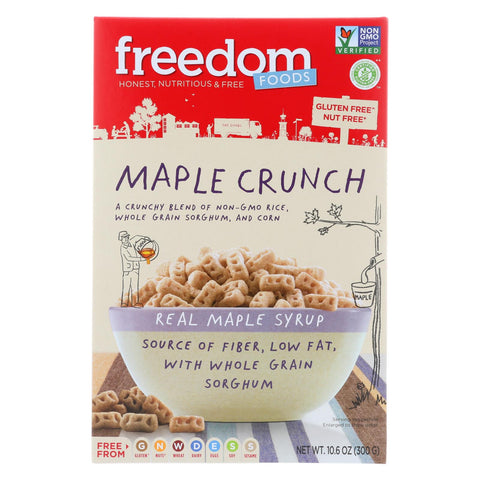 Freedom Foods - Cereal - Maple Crunch - Gluten Free - 10.6 Oz - Case Of 5