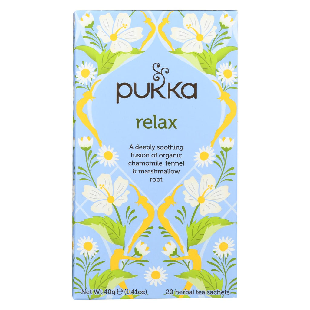 Pukka Herbal Teas Relax - Caffeine Free - 20 Bags