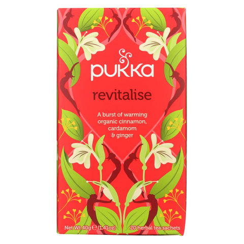 Pukka Herbal Teas Revitalise - Organic Cinnamon And Ginger Tea - 20 Bags