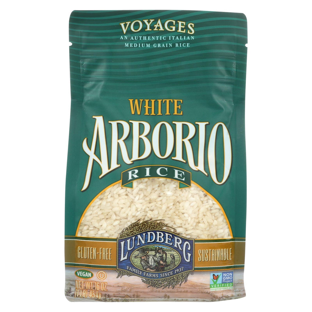 Lundberg Family Farms Arborio White Rice - Case Of 6 - 1 Lb.