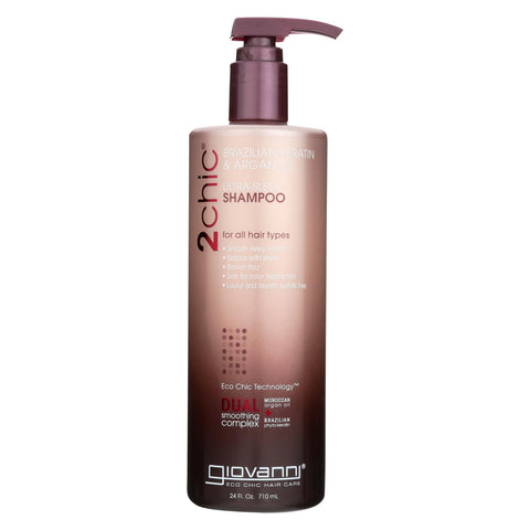 Giovanni Hair Care Products Shampoo - 2chic Keratin And Argan - 24 Fl Oz