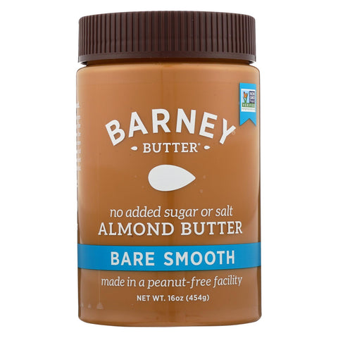 Barney Butter - Almond Butter - Bare Smooth - Case Of 6 - 16 Oz.