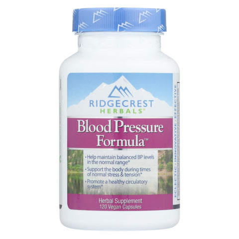 Ridgecrest Herbals Blood Pressure Formula - 120 Vcaps