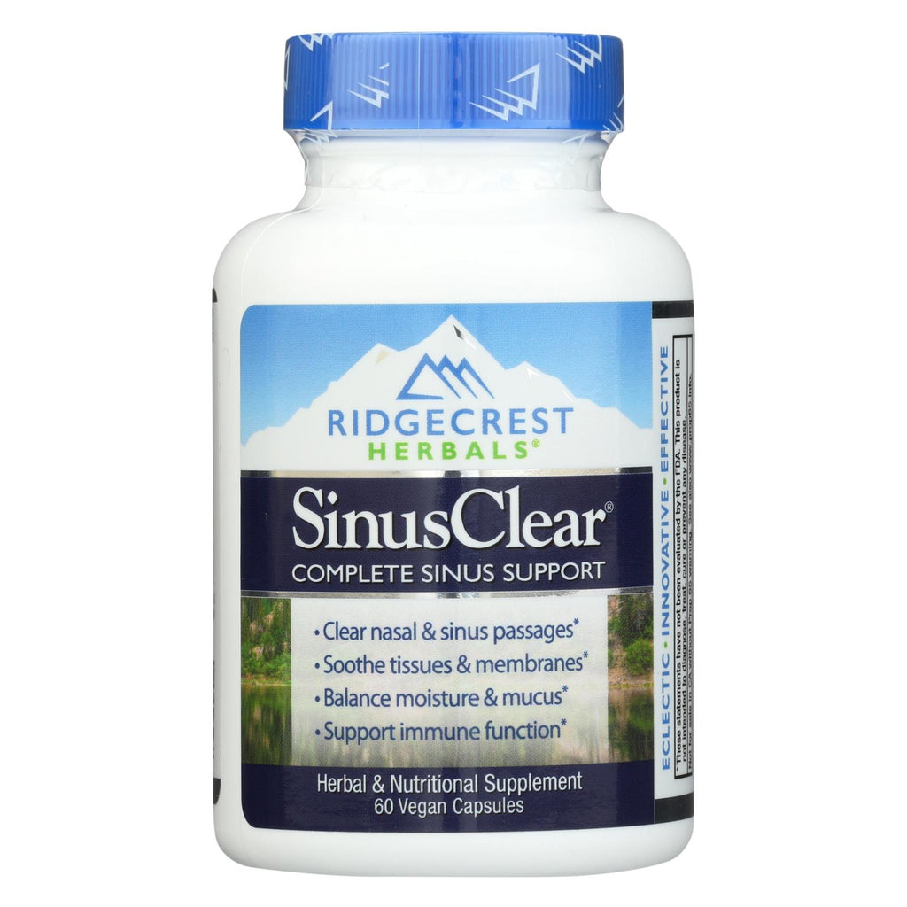 Ridgecrest Herbals Sinusclear - 60 Vegetarian Capsules