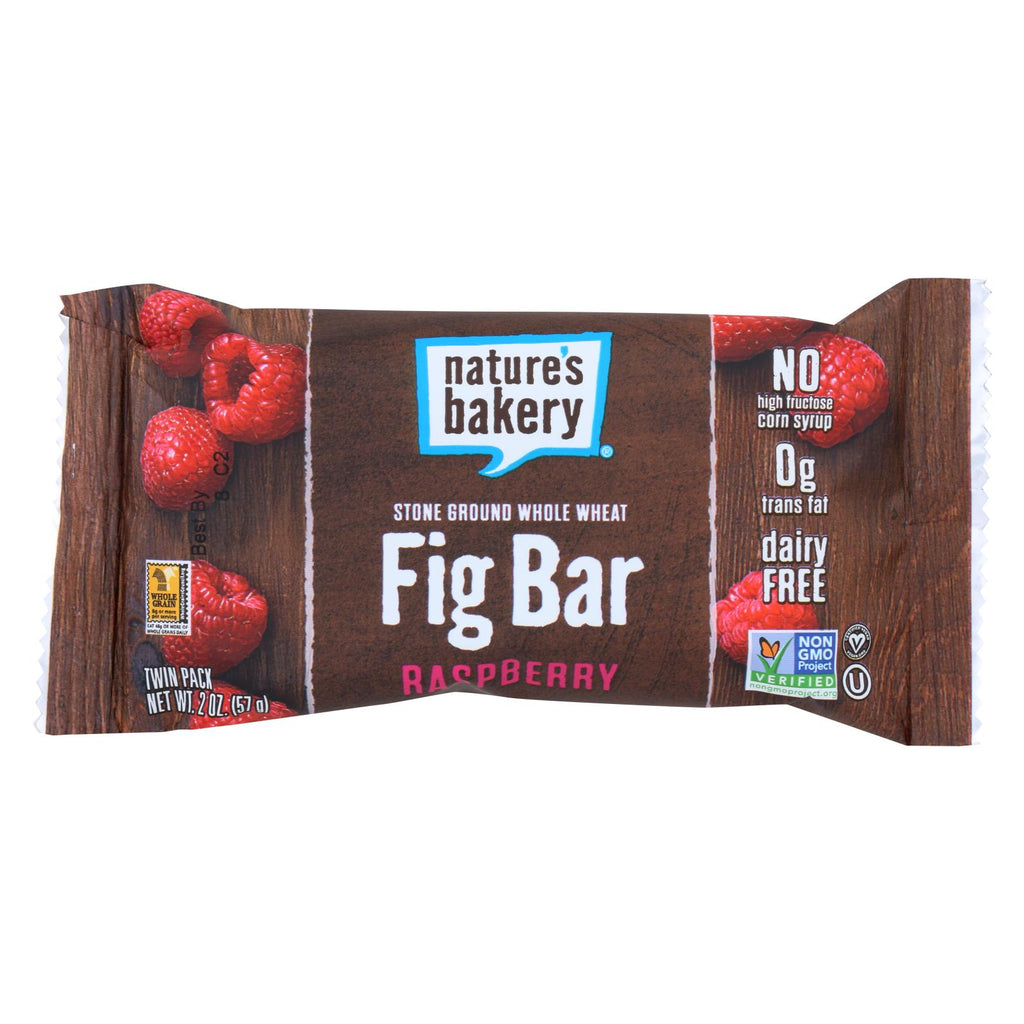 Nature's Bakery Stone Ground Whole Wheat Fig Bar - Raspberry - 2 Oz - Case Of 12