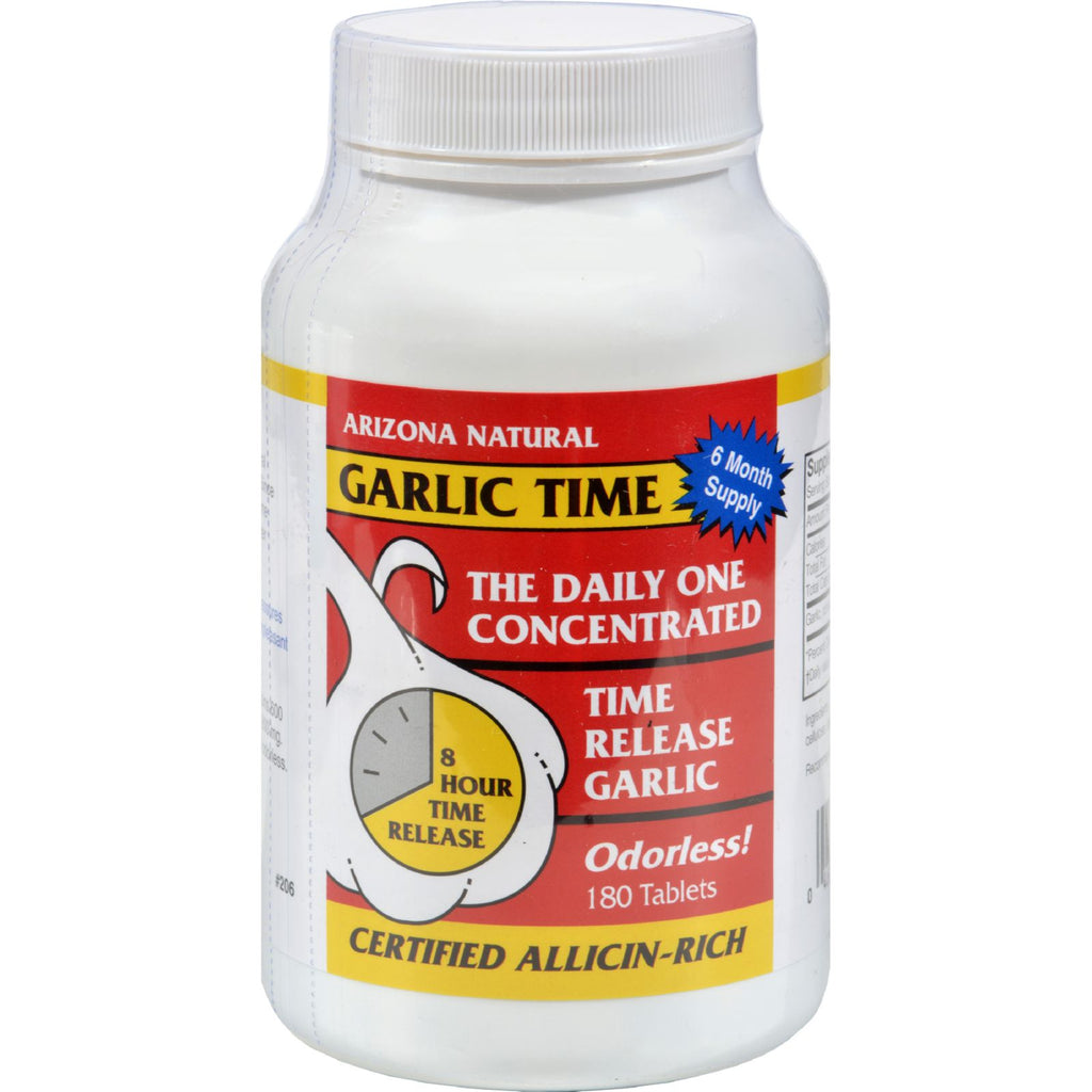 Arizona Natural Resource Garlic Time - 180 Tablets