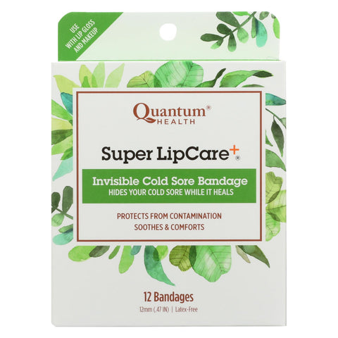 Quantum Research Lipcare Plus Invisible Cold Sore Bandage - 12 Count