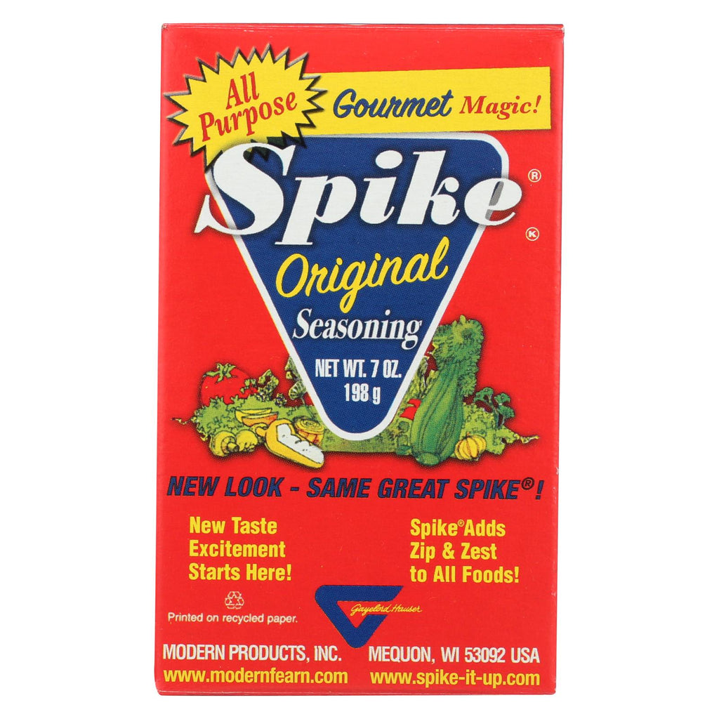 Modern Products Gourmet Spike Seasoning - Original - Case Of 12 - 7 Oz.