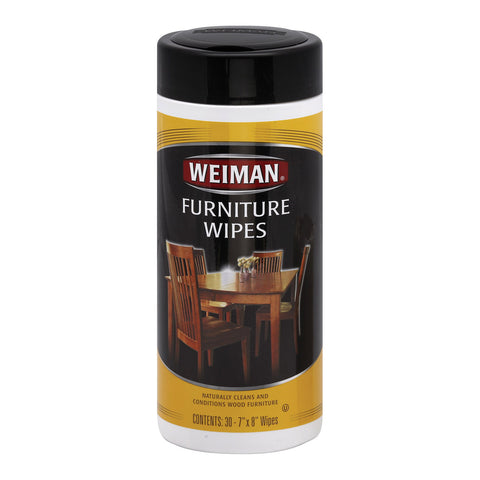 Weiman Furniture Wipes - Case Of 4 - 30 Count