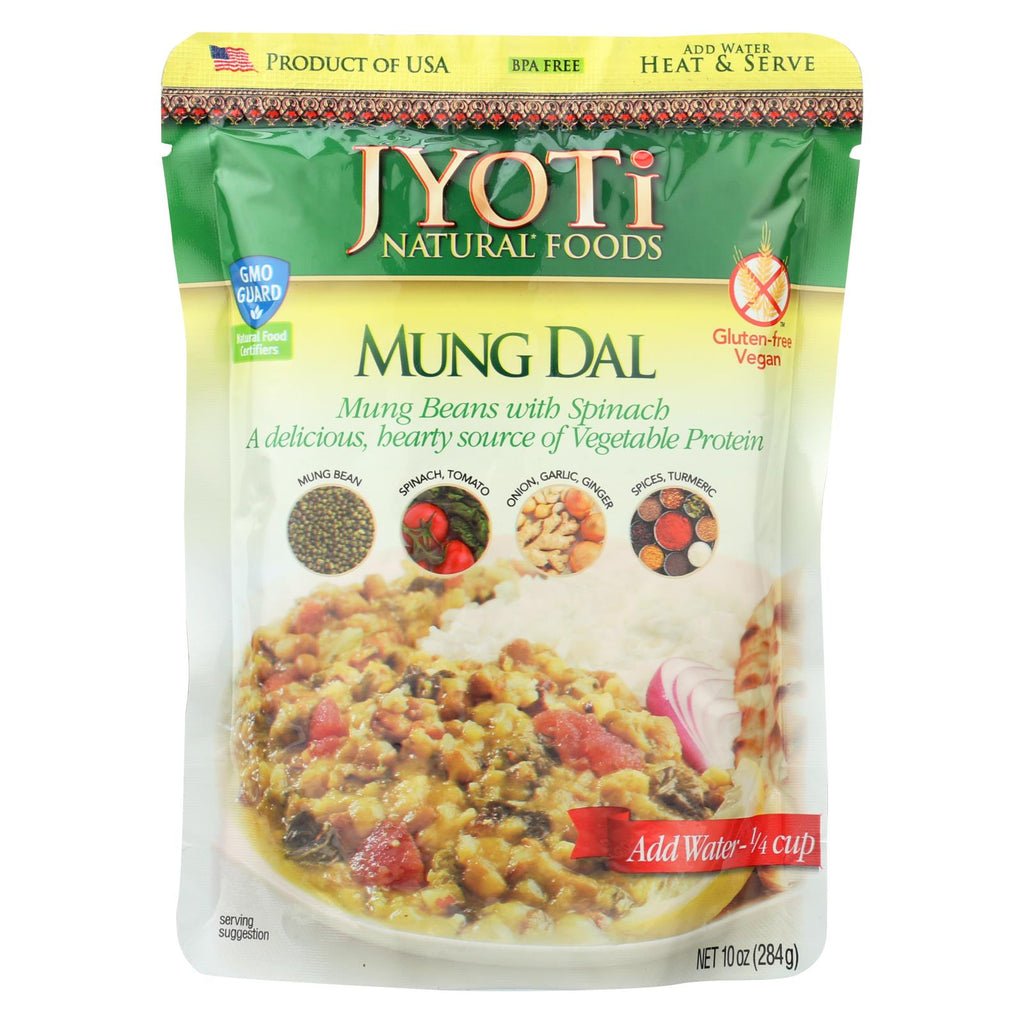 Jyoti Cuisine India Mung Dal With Spinach - Case Of 6 - 10 Oz.