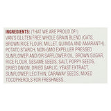 Van's Natural Foods Gluten Free Crackers - Lots Of Everything - Case Of 6 - 5 Oz.