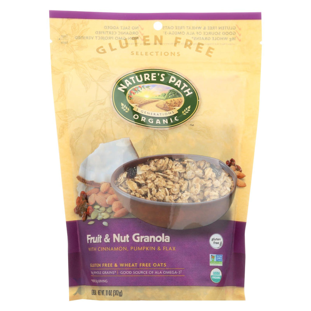 Nature's Path Organic Fruit And Nut Granola - Case Of 8 - 11 Oz.