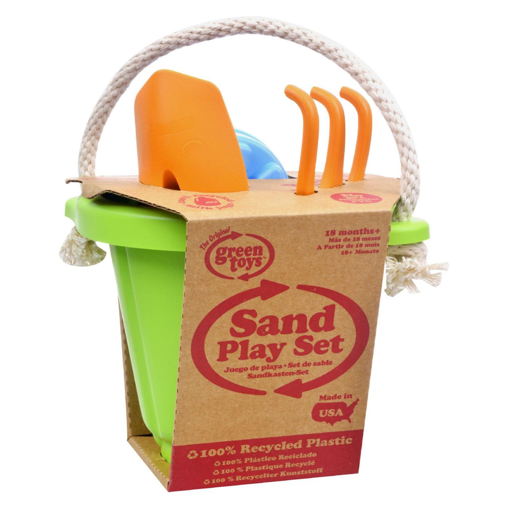 Green Toys Sand Play Set - Green - 4 Piece