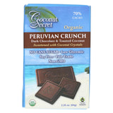 Coconut Secret - Organic Chocolate Crunch Bar - Peruvian Dark Chocolate Crunch - Case Of 12 - 2.25 Oz Bars