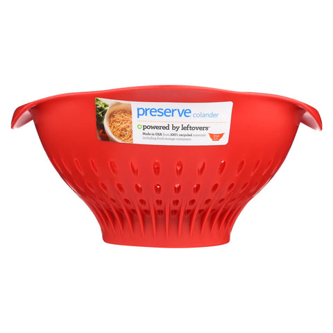 Preserve Large Colander - Red - 3.5 Qt