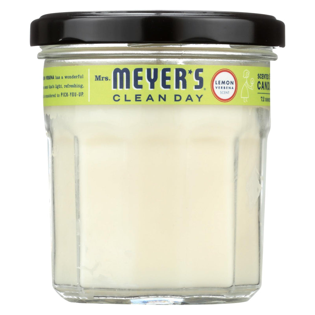 Mrs. Meyer's Clean Day - Soy Candle - Lemon Verbena - 7.2 Oz Candle