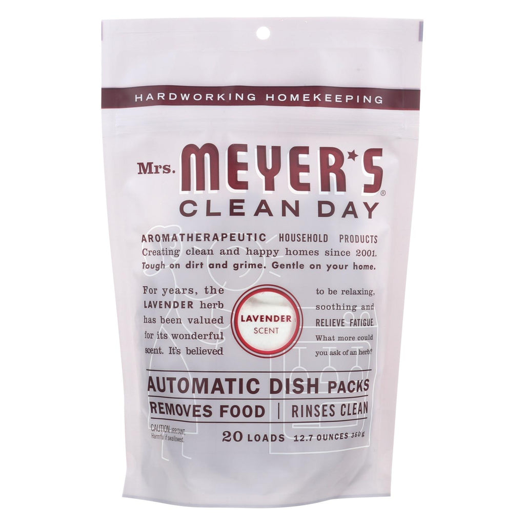 Mrs. Meyer's Clean Day - Automatic Dishwasher Packs - Lavender - 12.7 Oz