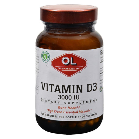 Olympian Labs Vitamin D3 - 3000 Iu - 100 Capsules