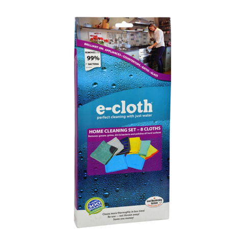 E-cloth Home Cleaning Set - 8 Piece Set