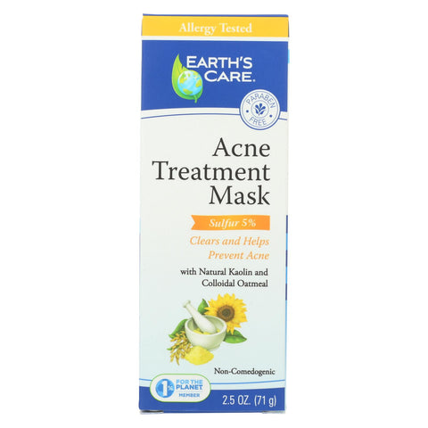 Earth's Care Acne Treatment Mask - 2.5 Oz