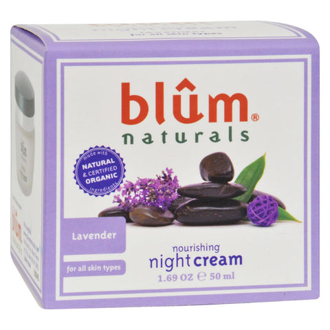 Blum Naturals - Nourishing Night Cream - Lavender - 1.69 Oz