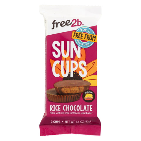 Suncup Sunflower Butter Cups - Milk Chocolate - 1.5 Oz - Case Of 12