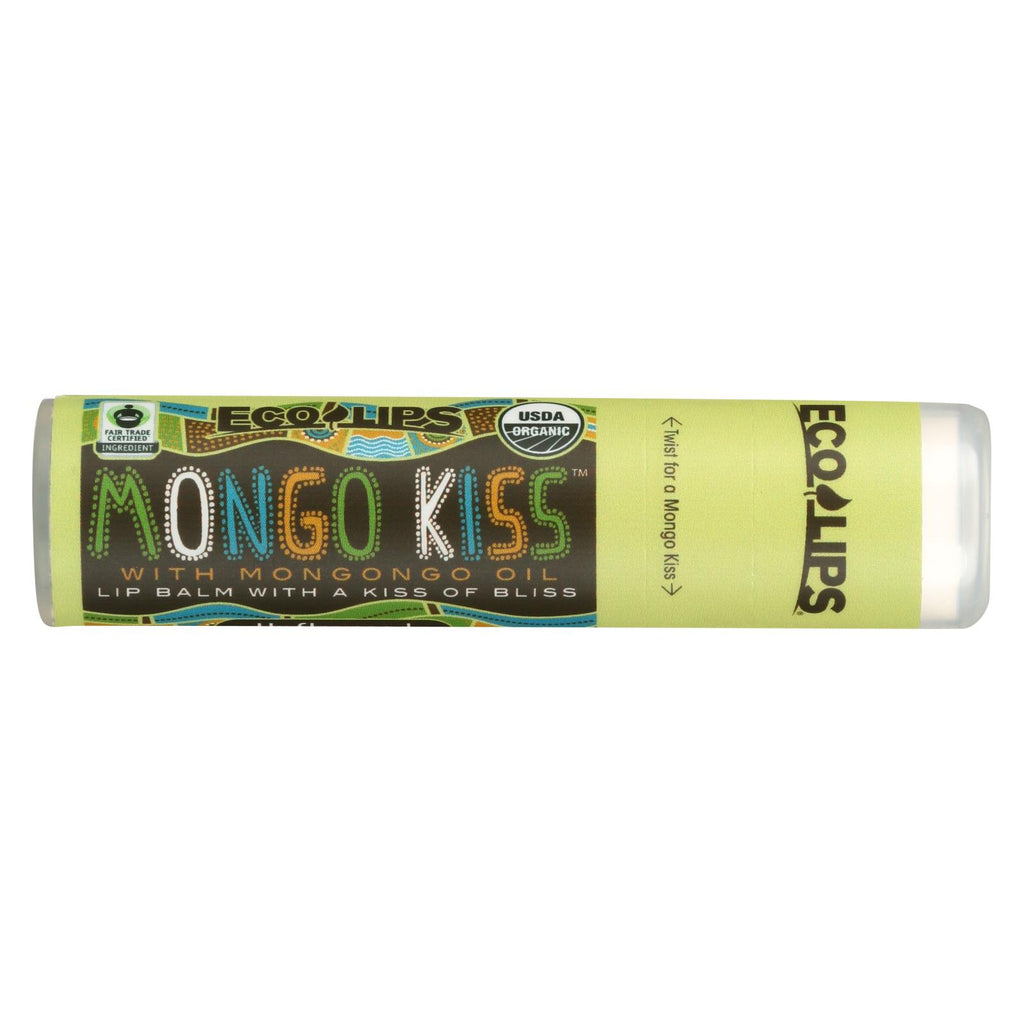 Mongo Kiss - Lip Balm - Organic - Unflavored - Case Of 15 - .25 Oz