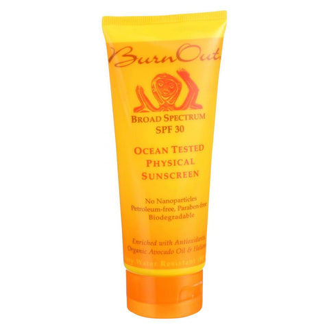 Burn Out - Physical Sunscreen - Ocean Tested - Spf 30 - 3.4 Oz