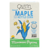 Quinn - Microwave Popcorn - Vermont Maple And Sea Salt - Case Of 6 - 7 Oz.