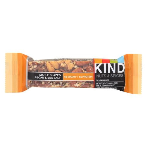 Kind Bar - Maple Glazed Pecan And Sea Salt - 1.4 Oz Bars - Case Of 12