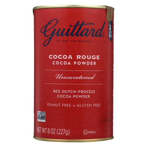 Guittard Chocolate Cocoa Powder - Unsweetened - Case Of 6 - 8 Oz.