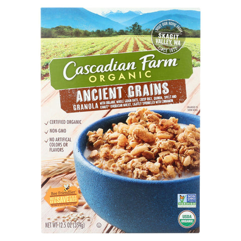 Cascadian Farm Organic Granola - Ancient Grains - Case Of 6 - 12.5 Oz.