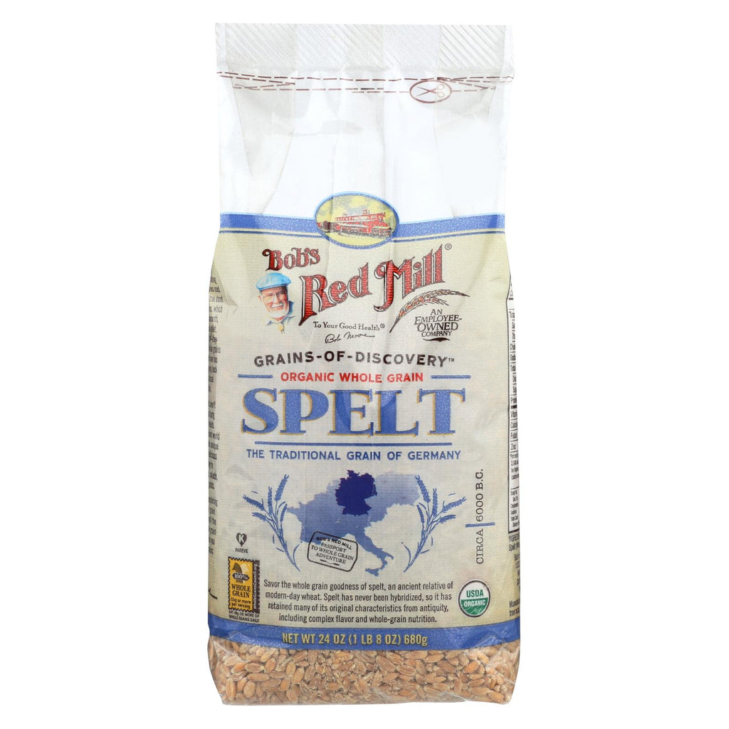 Bob's Red Mill - Organic Whole Grain Spelt Berries - 24 Oz - Case Of 4