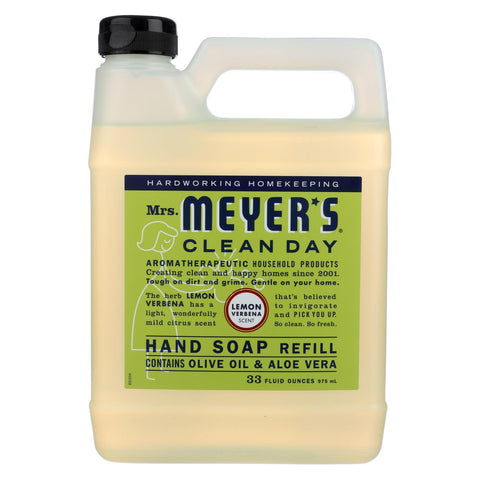 Mrs. Meyer's Clean Day - Liquid Hand Soap Refill - Lemon Verbena - 33 Fl Oz