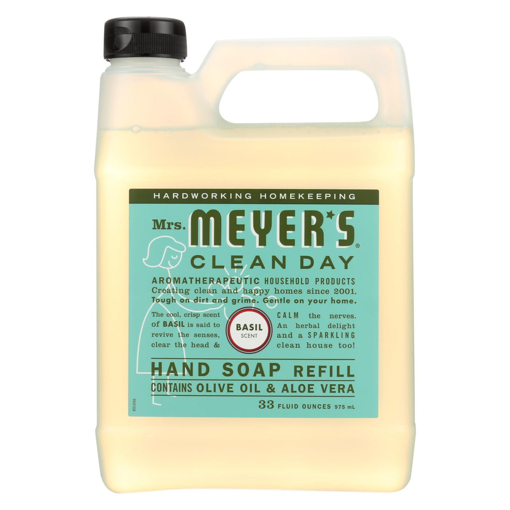 Mrs. Meyer's Clean Day - Liquid Hand Soap Refill - Basil - 33 Fl Oz.