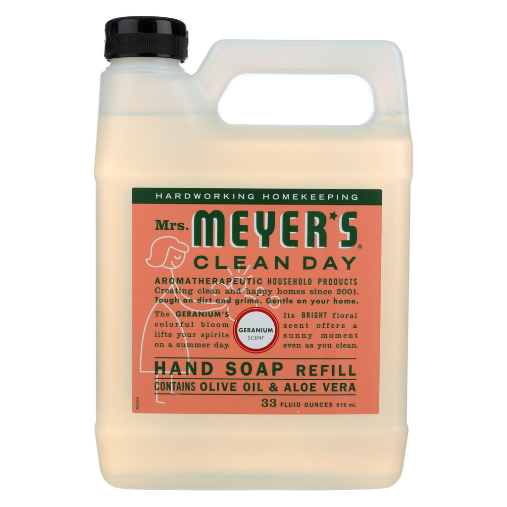 Mrs. Meyer's Clean Day - Liquid Hand Soap Refill - Geranium - 33 Fl Oz