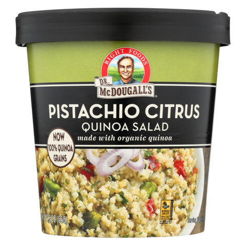 Dr. Mcdougall's Pistachio Citrus Quinoa Salad - Case Of 6 - 2.3 Oz.