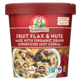 Dr. Mcdougall's Organic Fruits Flax And Nuts Superfood Hot Cereal Cup - Case Of 6 - 2.7 Oz.