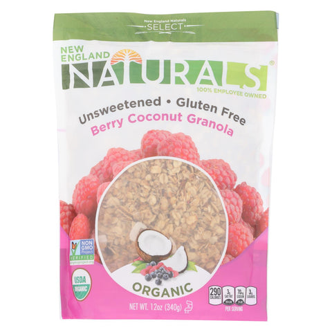 New England Naturals Organic Granola Select Berry - Coconut - Case Of 6 - 12 Oz.