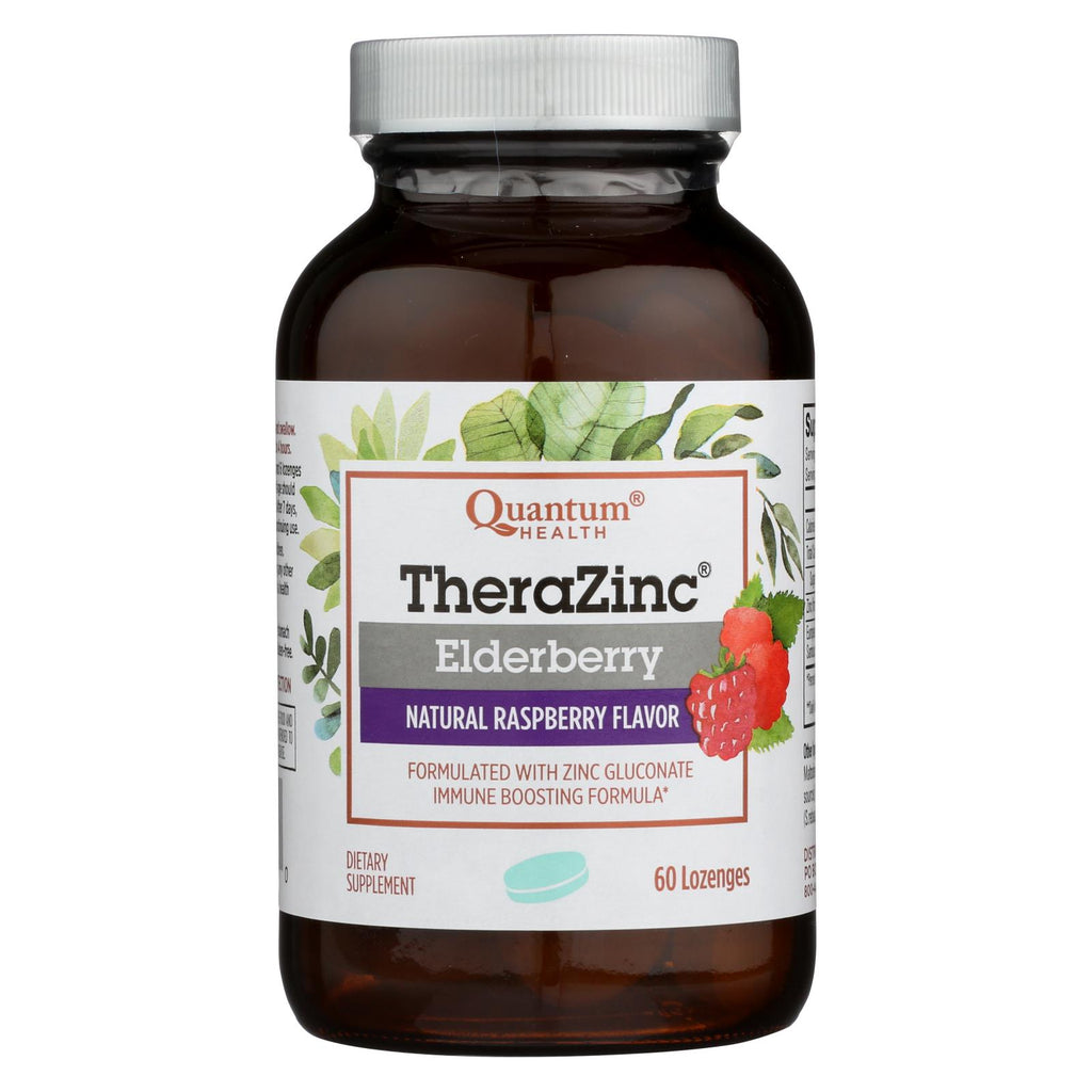 Quantum Research Thera Zinc Lozenges - Elderberry - 60 Lozenges