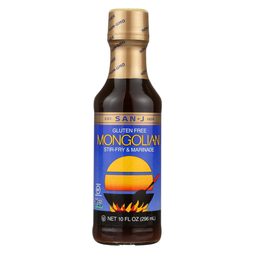 San - J Cooking Sauce - Mongolian - Case Of 6 - 10 Fl Oz.