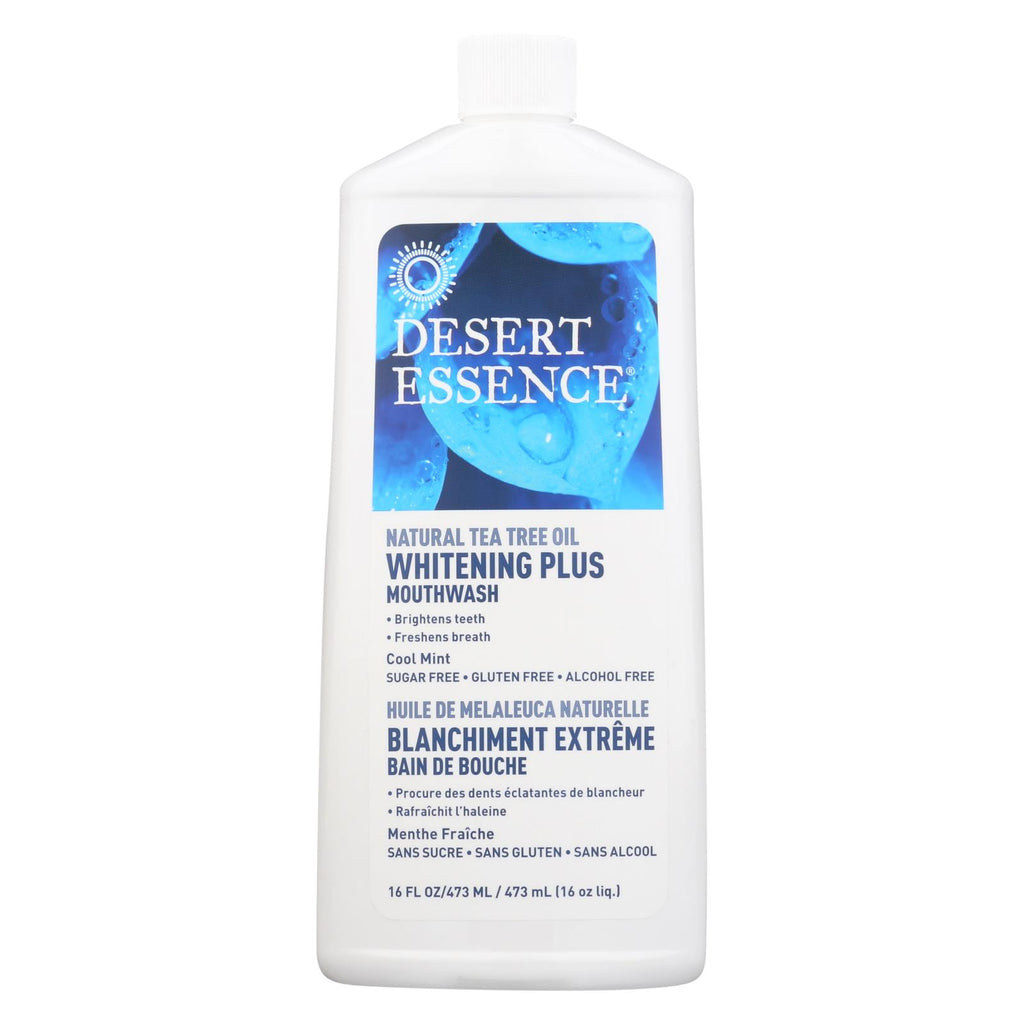 Desert Essence - Mouthwash - Tea Tree Whitening Mint - 16 Fl Oz