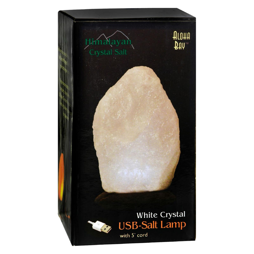 Himalayan Salt Lamp - White Usb - 4 In